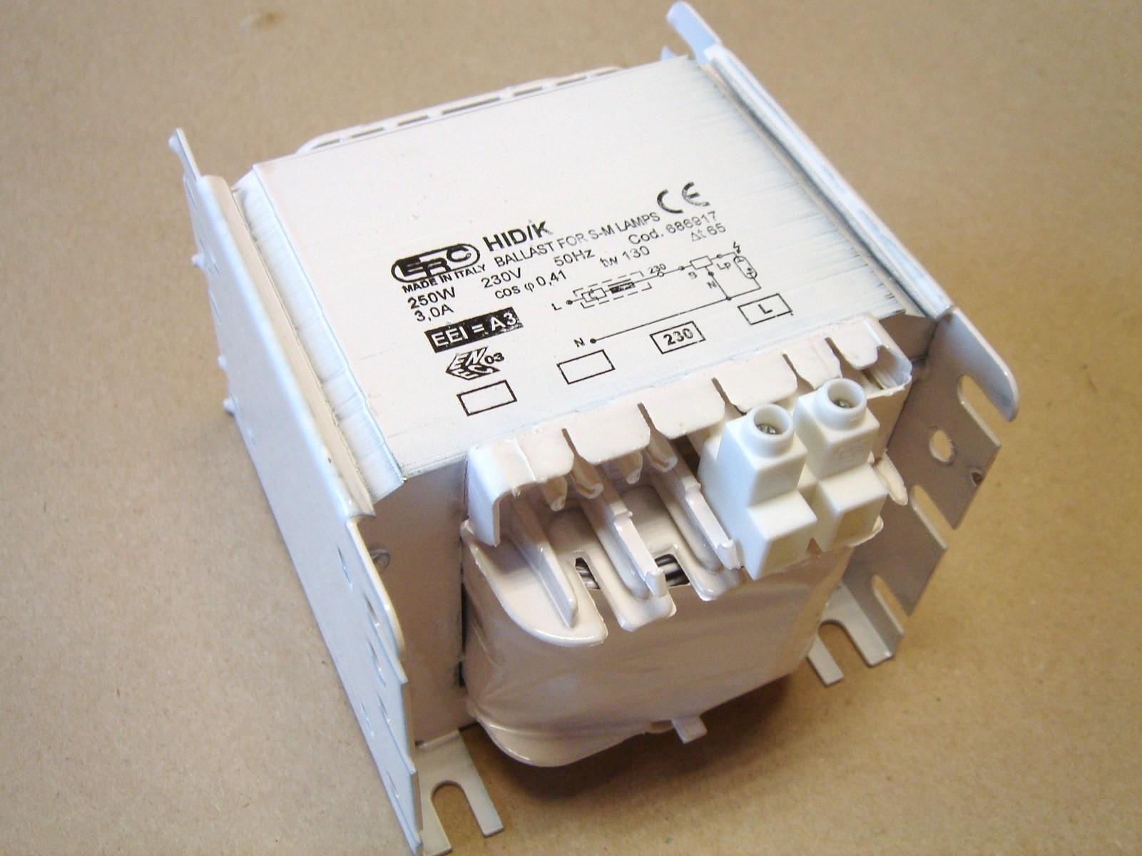 Баласт Erc hid/k 250w 210-225v 60hz 2.13A (686902) - фото 2 Баласт Erc hid/k 250w 210-225v 60hz 2.13A (686902) - фото 2