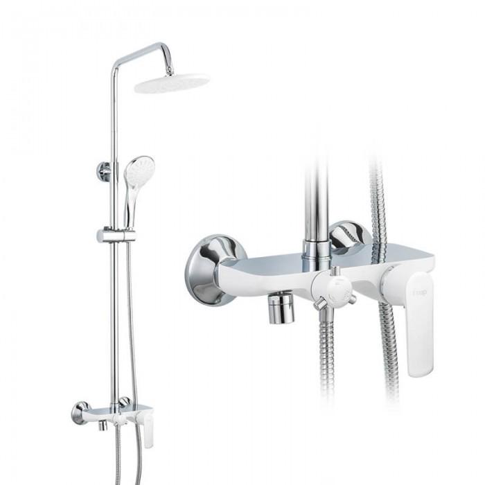 Душова система із змішувачем Frap H31 F2431 1033769 Білий (102237) Душова система із змішувачем Frap H31 F2431 1033769 Білий (102237)