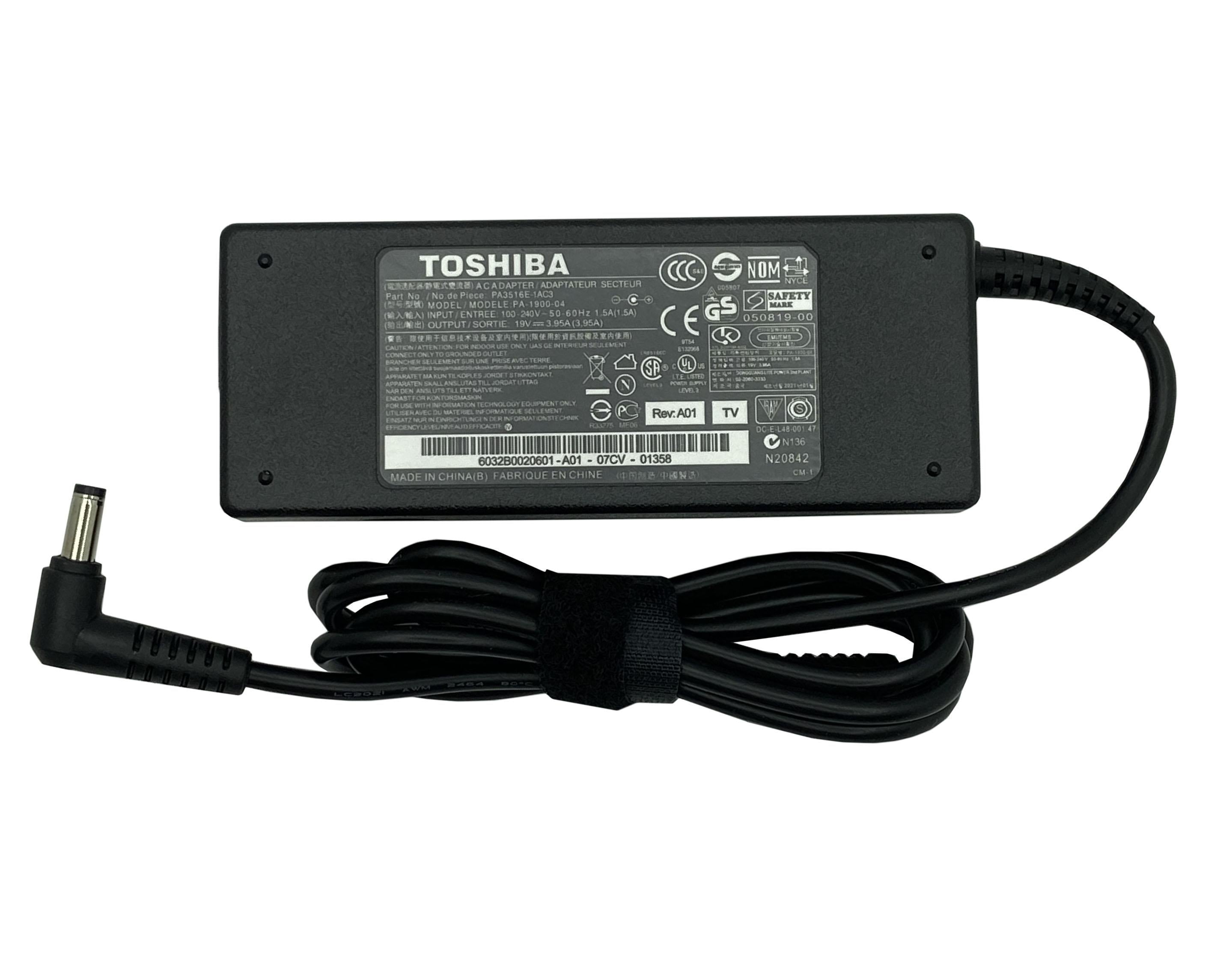 Блок питания для ноутбука Toshiba TA751505525z 75W 19V 3,95A 5,5x2,5 мм (002732)