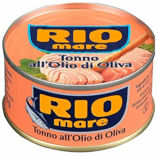 Тунец Rio Mare Al Olio di Oliva в оливковом масле 80 г (05946)