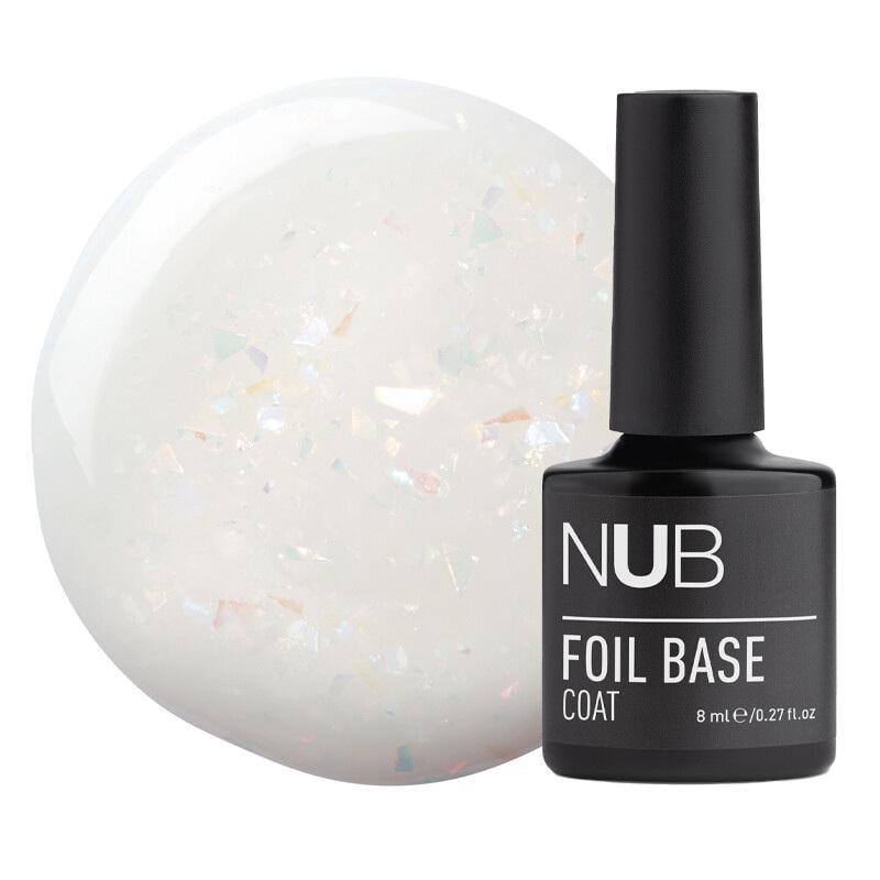 База каучукова NUB Foil Base Coat 8 мл 01 Молочний з поталлю (90037017)