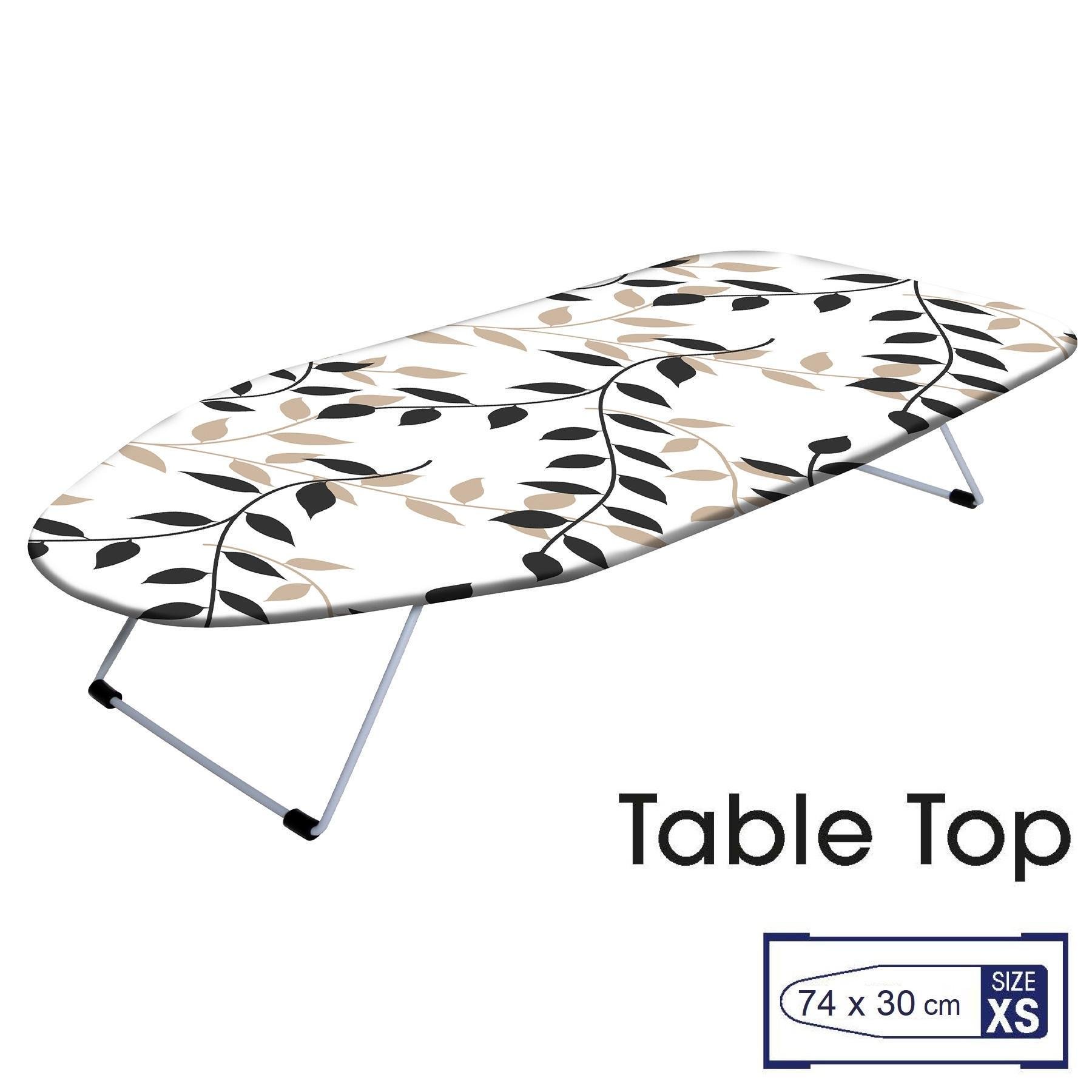 Прасувальна дошка Casa Si Table Top 73x30 см White/Black Leaves (CS95159P168) - фото 2