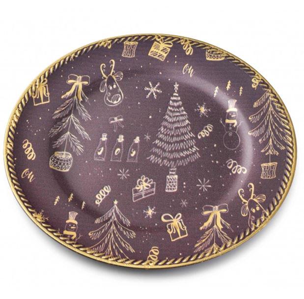 Підставка для свічки Blanche Colours з малюнком 33 см (35903) Підставка для свічки Blanche Colours з малюнком 33 см (35903)