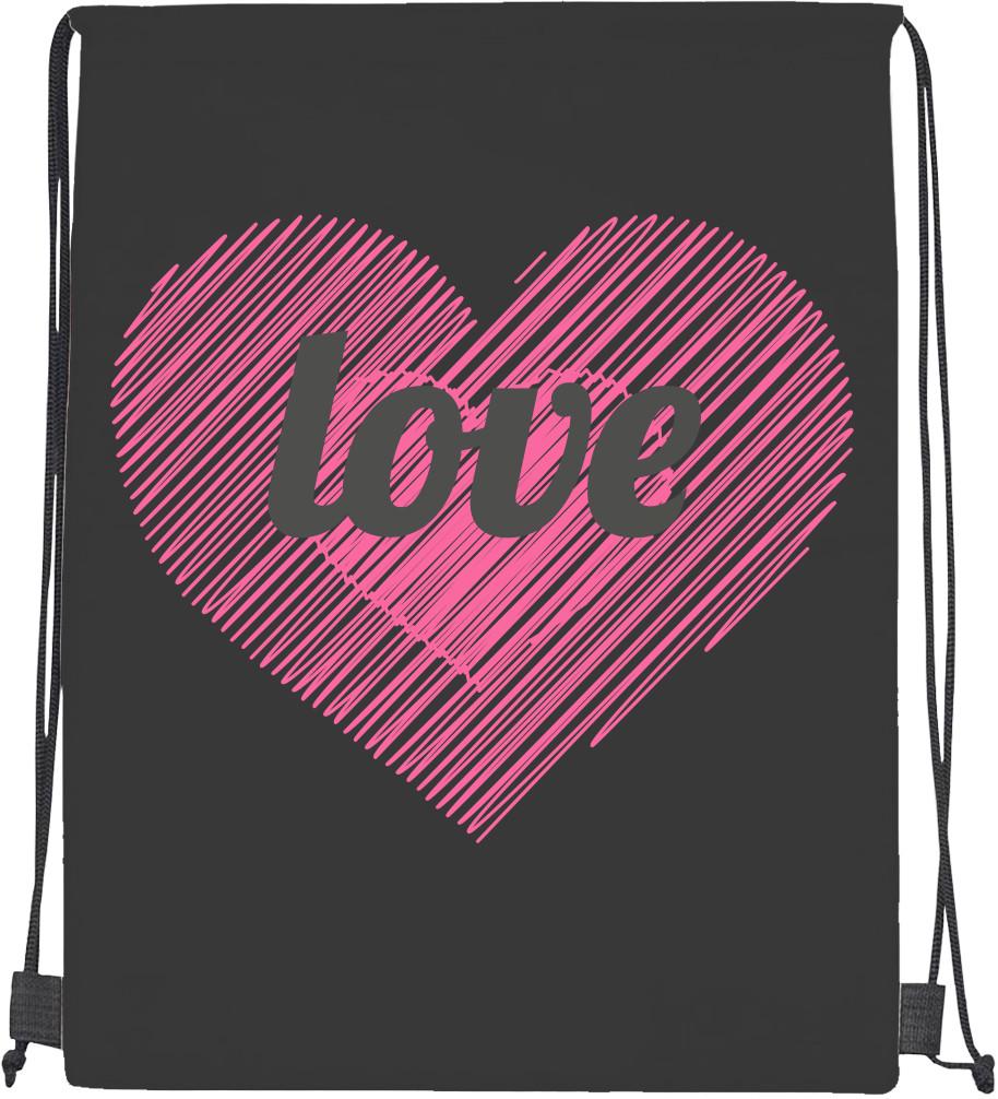 Мішок спортивний Love Pink Heart (20300922) Мішок спортивний Love Pink Heart (20300922)