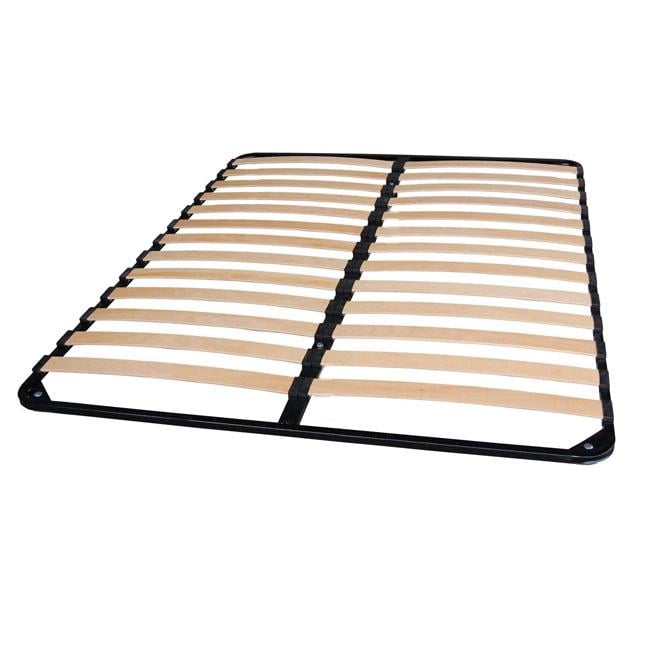 Каркас для кровати металлический без ножек ортопедический двойной буковые ламели 1900х1400 мм XL (41549)