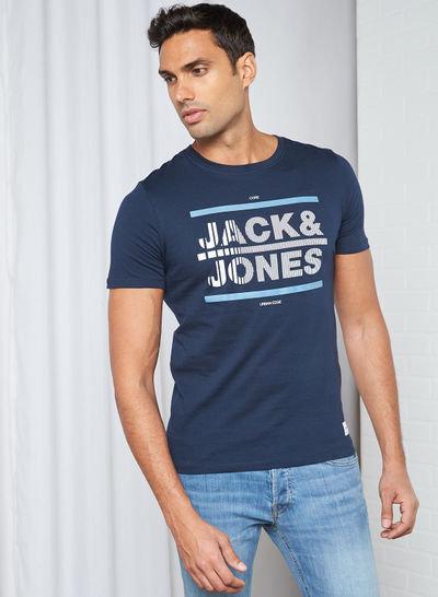 Футболка Jack & Jones 12203764х51 мужская Темно-синий