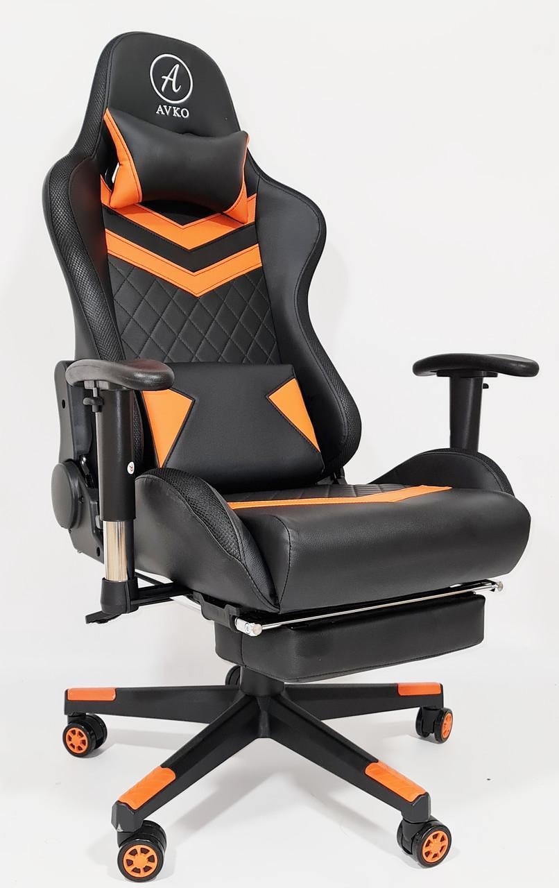 Кресло геймерское компьютерное AG72840 RGB подсветка Orange