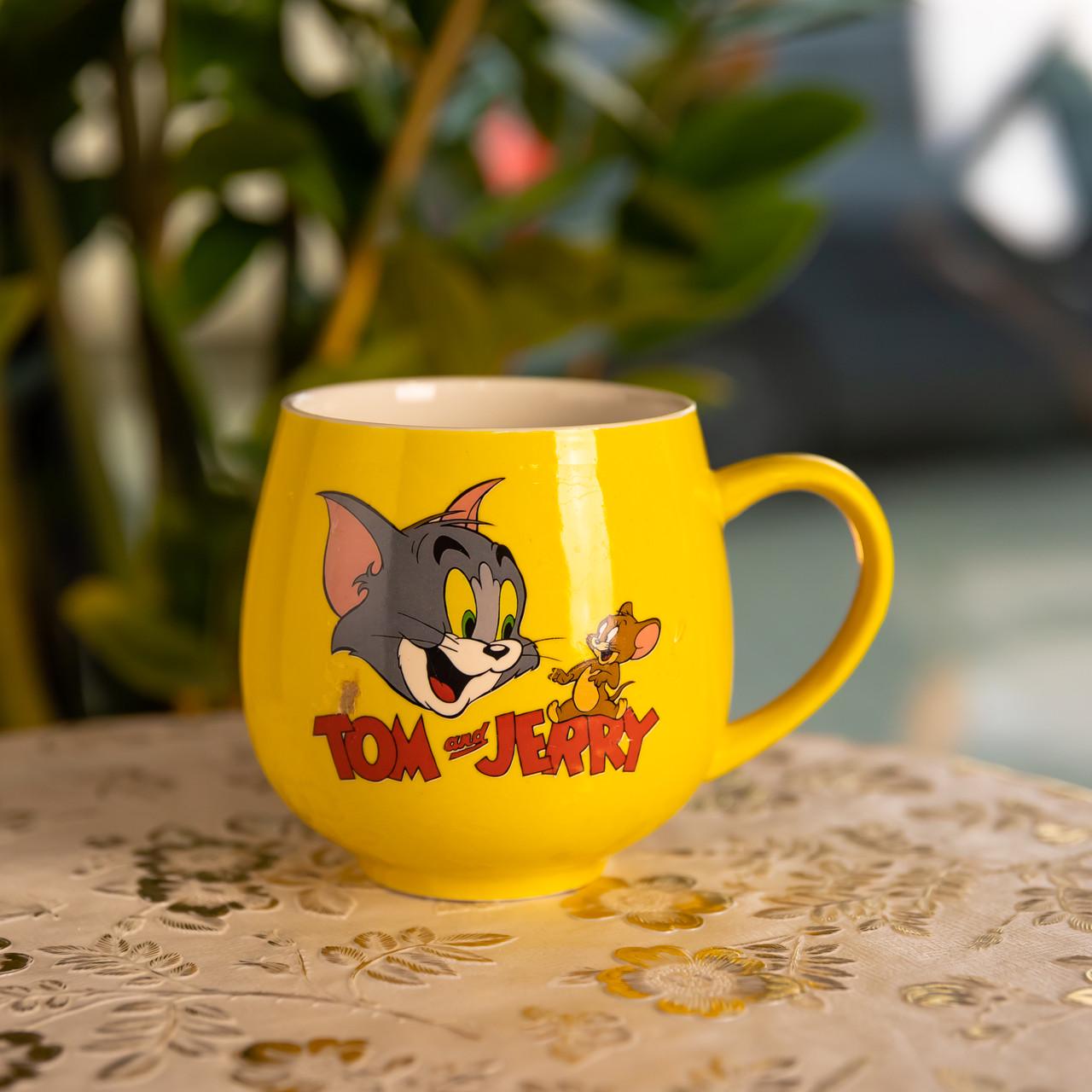 Чашка порцелянова Tom and Jerry truce 400 мл (FM-13TJ) - фото 1 Чашка порцелянова Tom and Jerry truce 400 мл (FM-13TJ) - фото 1