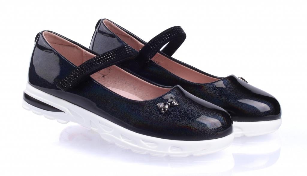 Туфли для девочек 10174 г. 38 Черный