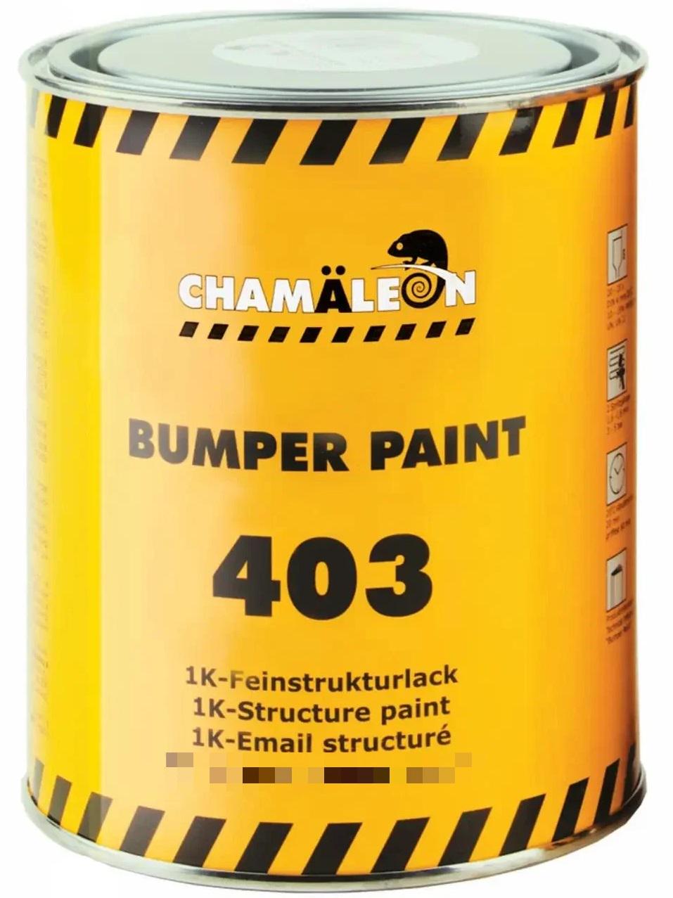 Фарба для пластику не структурна Сhamaleon 403 Bumper Paint 1 л Чорний