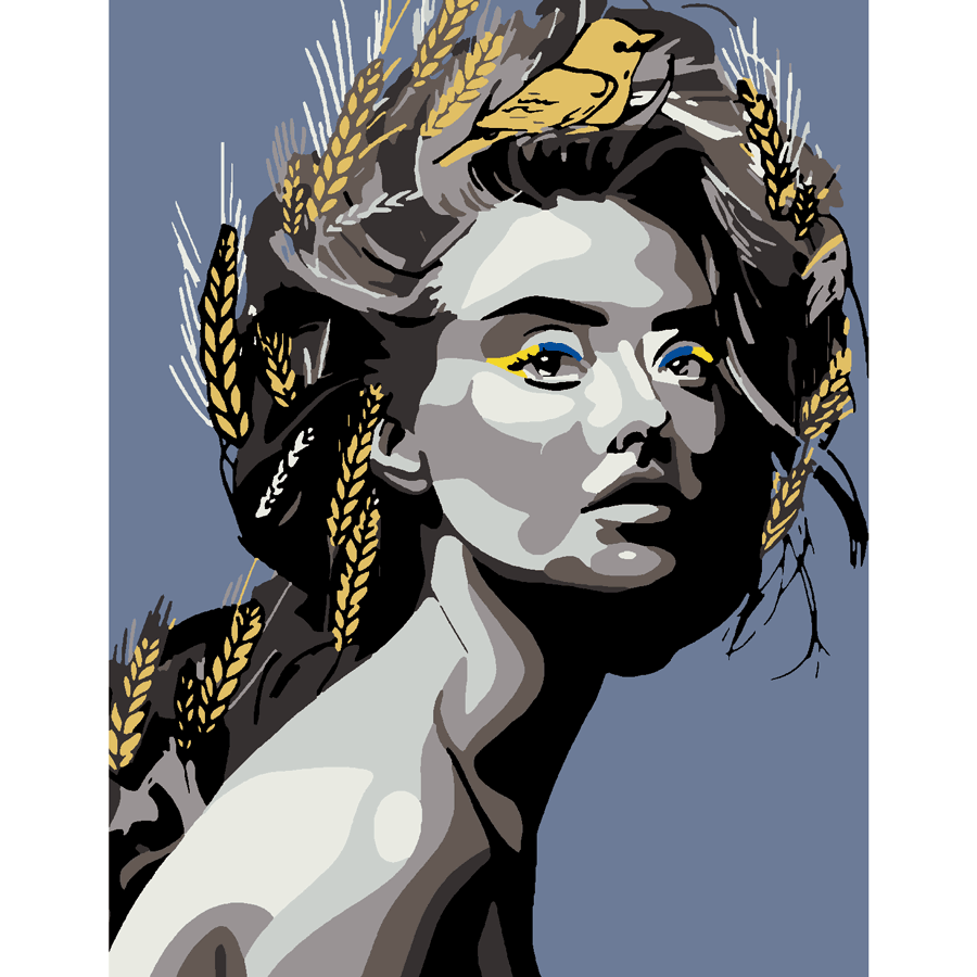 Картина по номерам Rosa Start Золотые колосья 35x45 см (Az1-4823098530930)