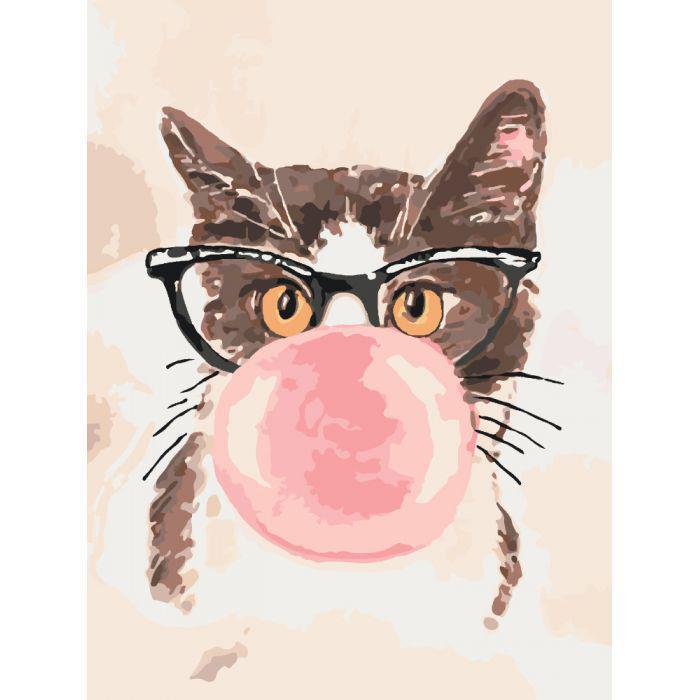 Картина по номерам Идейка BUBBLE GUM 30x40 см (skl-КНО4050)