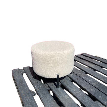 Пуф Cloud м'який 50x50x45 см Молочний - фото 2 Пуф Cloud м'який 50x50x45 см Молочний - фото 2