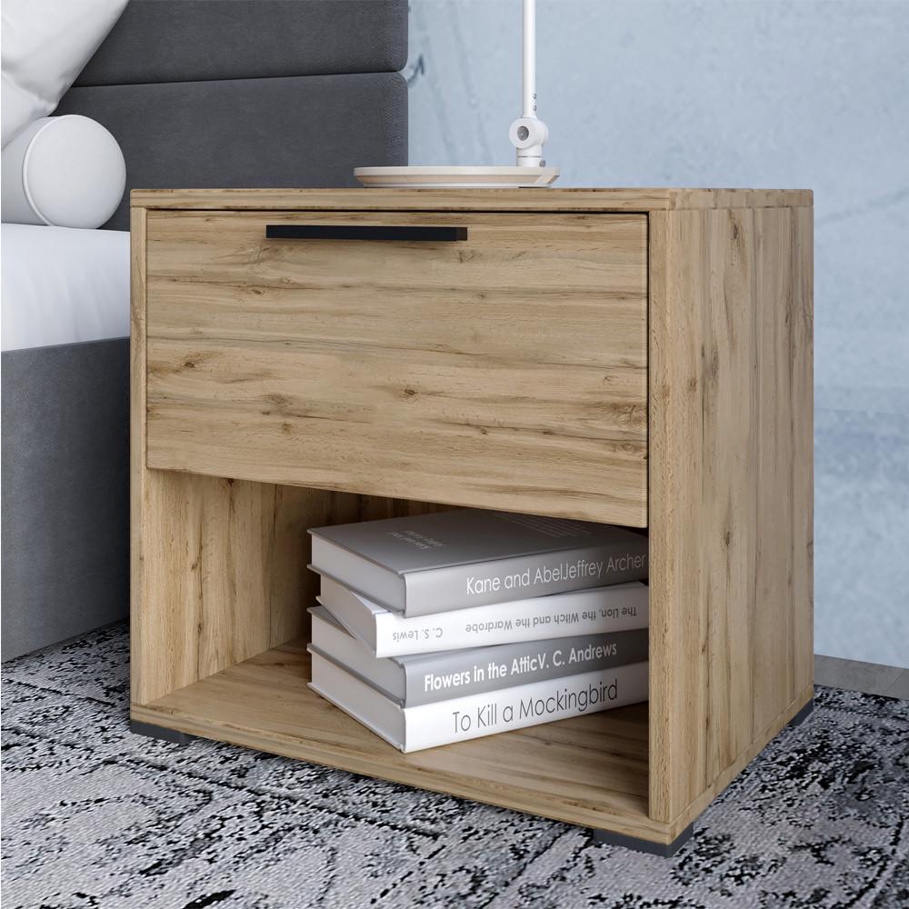 Тумба прикроватная Lion Краш с выдвижным ящиком Дуб аппалачи (Lion-044135) Тумба прикроватная Lion Краш с выдвижным ящиком Дуб аппалачи (Lion-044135)