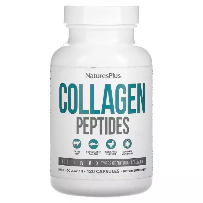 Коллагеновые пептиды Natures Plus Collagen Peptides 120 капсул (NTP45971)