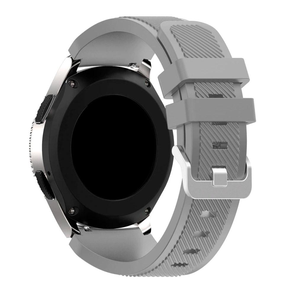 Силиконовый ремешок Watchbands для Samsung Galaxy Watch 46 мм Серый (WB011GRAY46) - фото 2 Силиконовый ремешок Watchbands для Samsung Galaxy Watch 46 мм Серый (WB011GRAY46) - фото 2