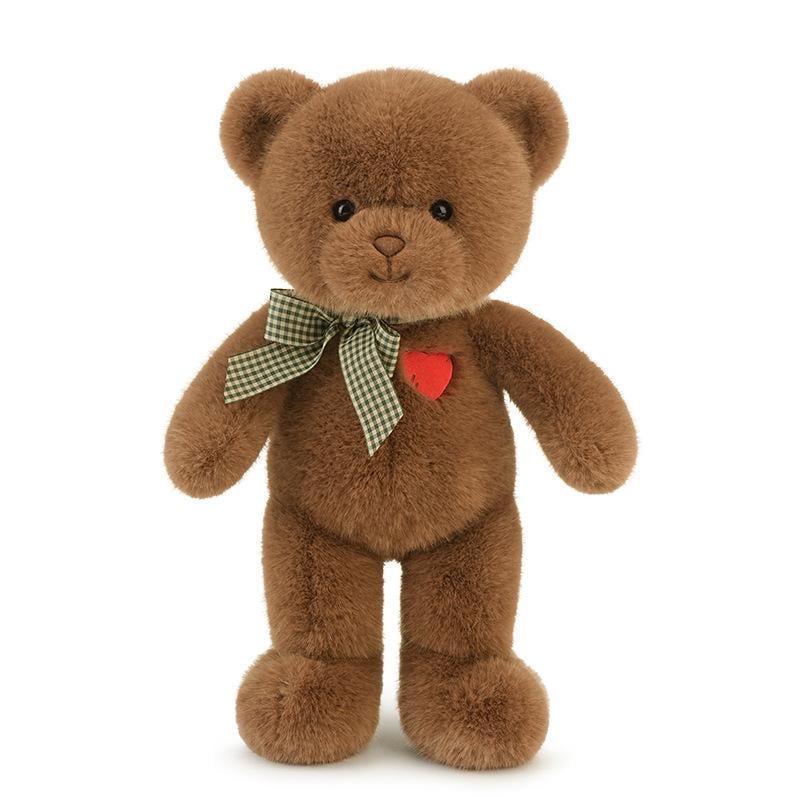 М'яка іграшка Ведмедик Тедді HugsBaby плюшевий 50 см Темно-коричневий (68222)