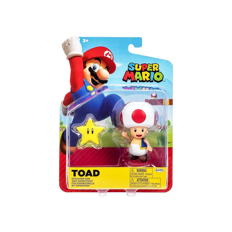 Игровая фигурка с артикуляцией SUPER MARIO-ТОАД 10 см с аксессуарами (35832045)