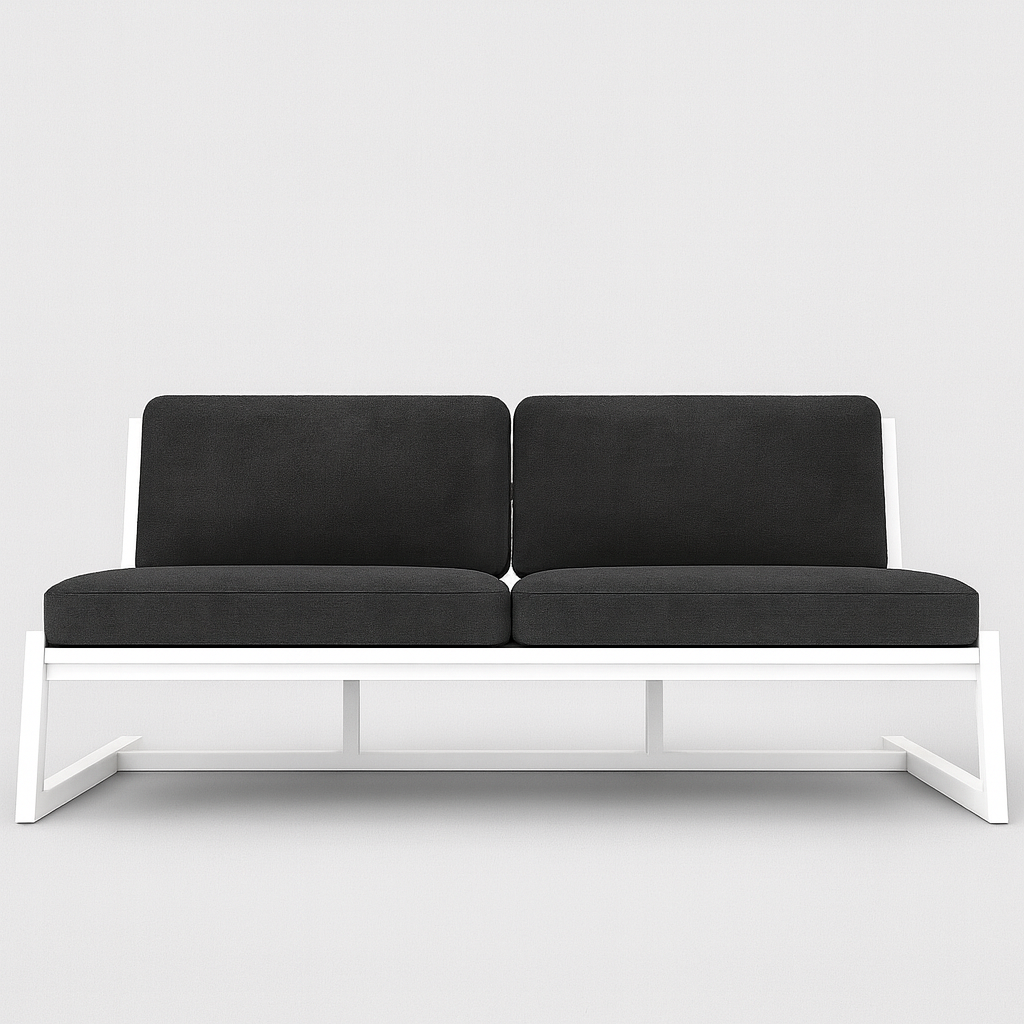 Диван металлический AVVS tech Атлас уличный лофт оксфорд 126 см Темно-серый/Белый (30222913) - фото 2 Диван металлический AVVS tech Атлас уличный лофт оксфорд 126 см Темно-серый/Белый (30222913) - фото 2