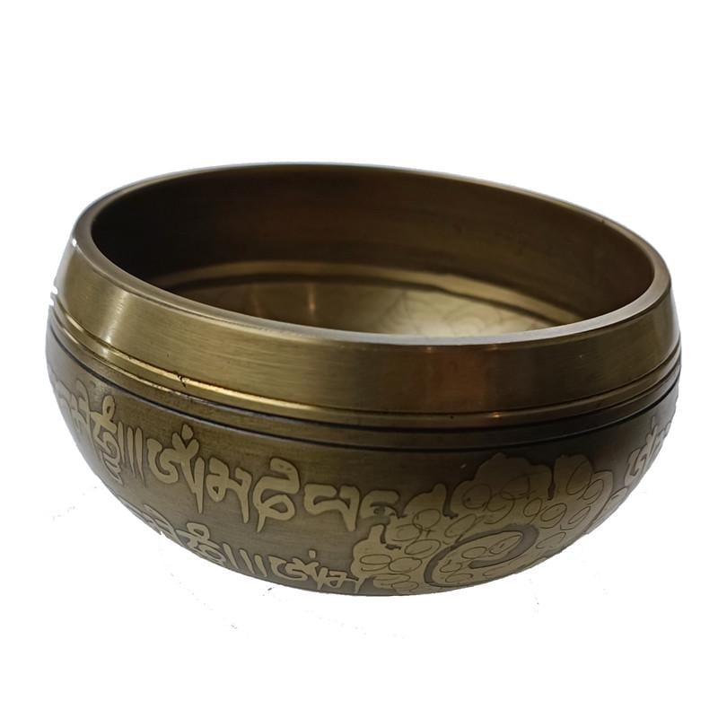 Чашка непальська що співає з мантрами 5,5х10,5 см Сірий (C5481) - фото 6 Чашка непальська що співає з мантрами 5,5х10,5 см Сірий (C5481) - фото 6