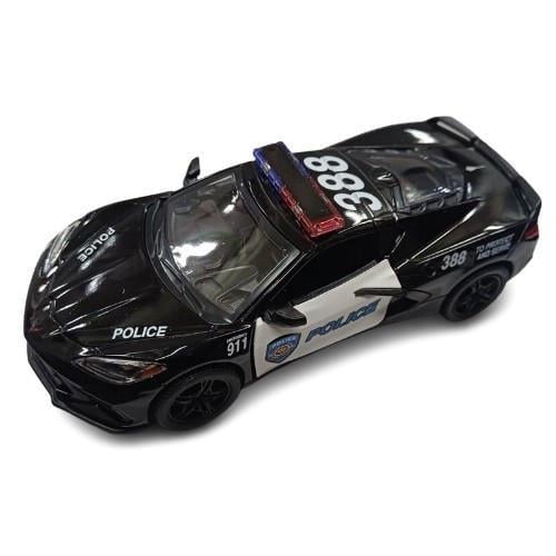 Игрушечная машинка Kinsmart Chevrolet Corvette 2021 полиция (KT5432WP)