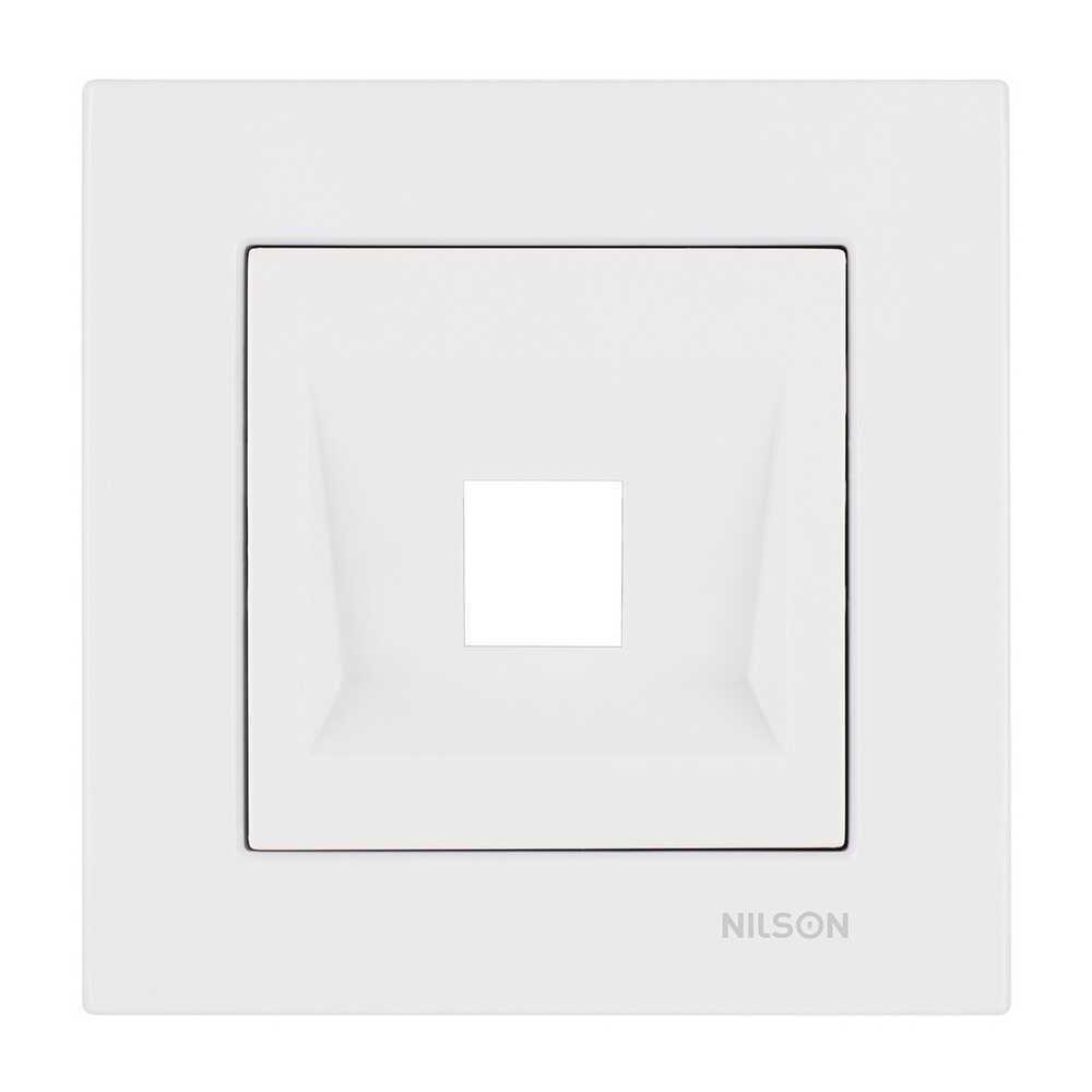 Розетка Nilson Moda комп'ютерна без модуля Білий (21112042)