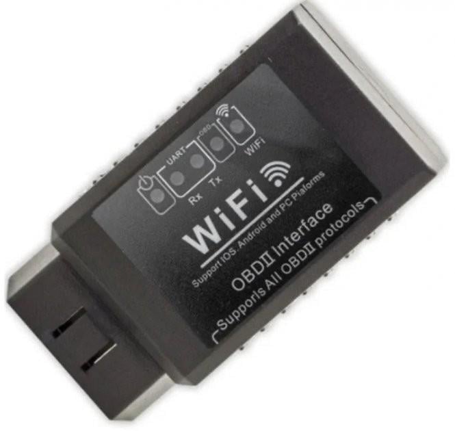 Автосканер OBD ELM-327/2714 Wi-Fi Черный (14102861) - фото 7