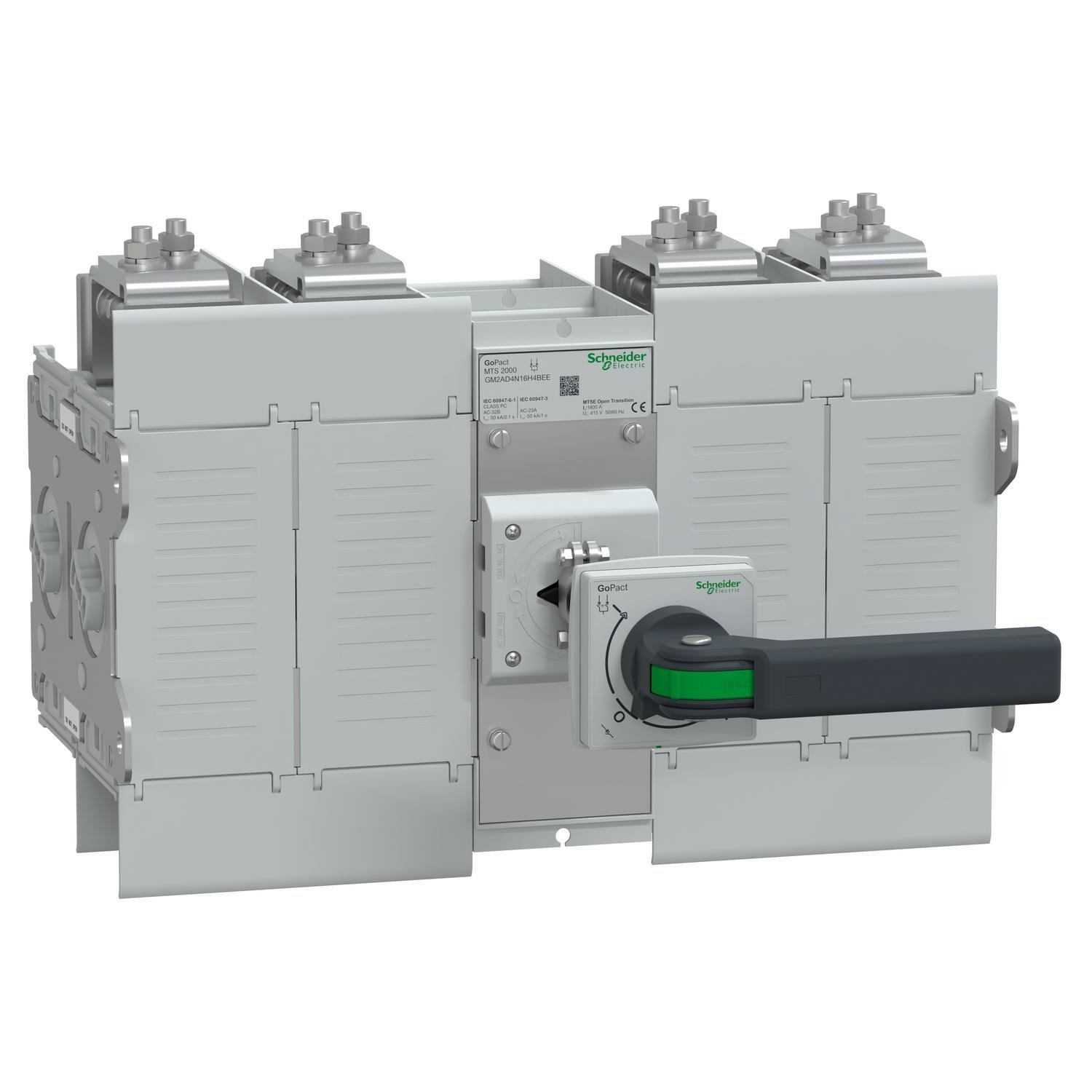 Переключатель нагрузки I-0-II Schneider Electric GoPact MTS2000 4P 1600A 415V виносн ручка (GM2AD4N16H4BEE)