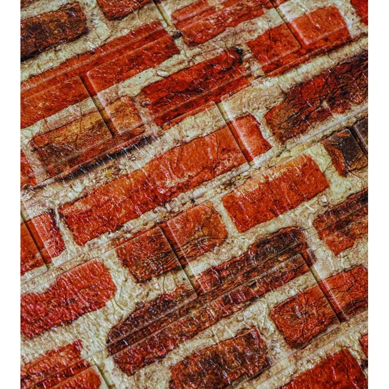 3D-панель декоративна самоклеюча цегла 700x770x4 мм Вогняний (BPN4-070) - фото 2 3D-панель декоративна самоклеюча цегла 700x770x4 мм Вогняний (BPN4-070) - фото 2