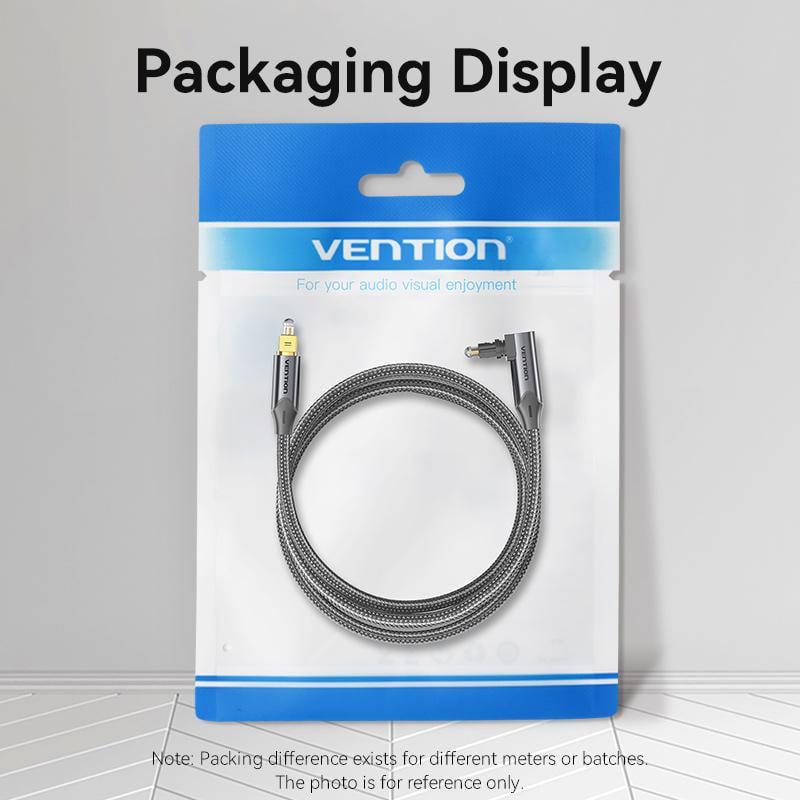 Кабель оптический Vention Toslink с поворотом на 360° SPDIF Dolby Digital Аудио Hi-Fi нейлоновое оплетение 1,5 м Черный (BKDBG) - фото 14 Кабель оптический Vention Toslink с поворотом на 360° SPDIF Dolby Digital Аудио Hi-Fi нейлоновое оплетение 1,5 м Черный (BKDBG) - фото 14