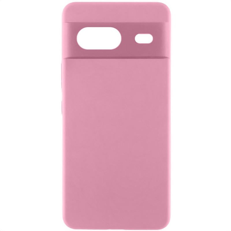Противоударный чехол Silicone Cover Lakshmi Full Camera (AA) для Google Pixel 8a розовый