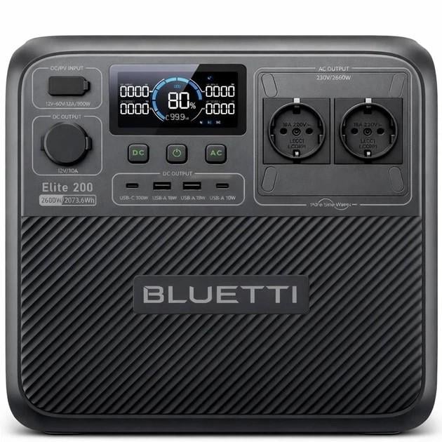 Електростанція BLUETTI Elite 200 V2 2.600 W 2.073,6 Wh