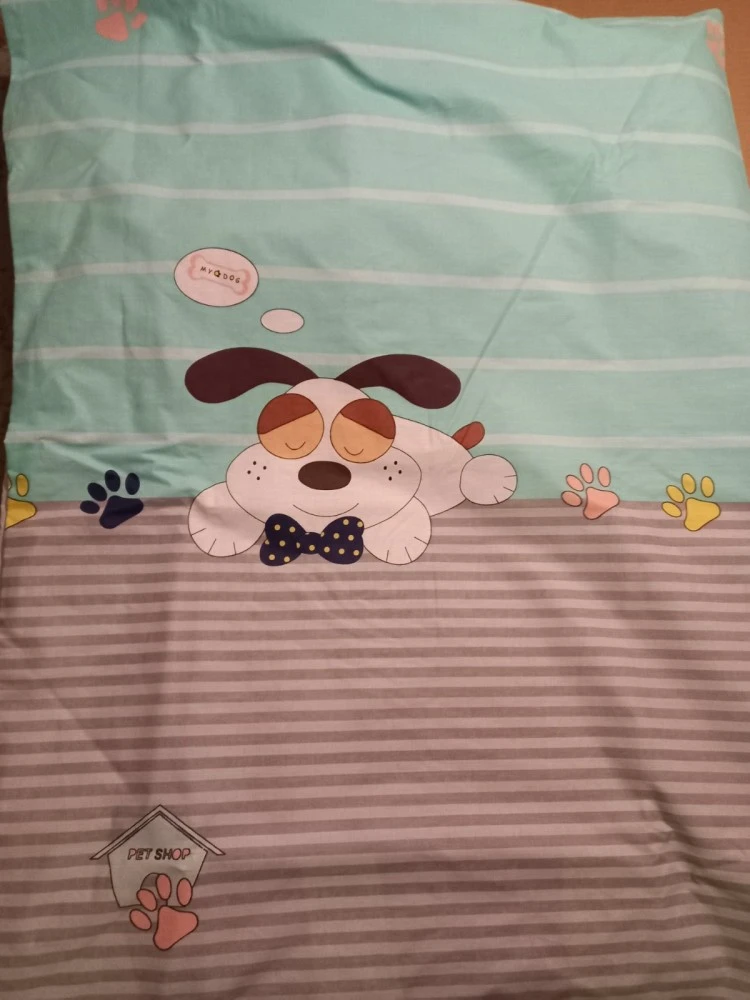 Комплект постільної білизни з компаньйоном TAG Tekstil R7624 frozi євро (824) - фото 4