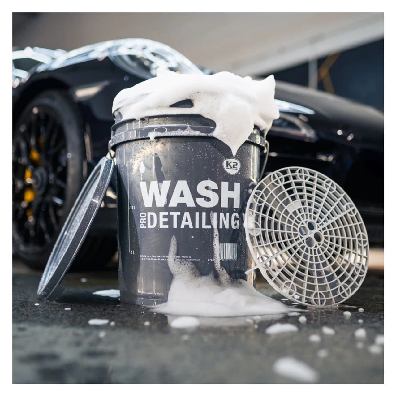 Відро для мийки К2 WASH Pro Detailing пластикове 20 л - фото 2
