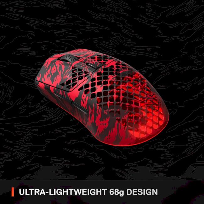 Компьютерная мышка SteelSeries Aerox 3 Wireless Faze Clan Edition Черный/Красный (62609) - фото 6 Компьютерная мышка SteelSeries Aerox 3 Wireless Faze Clan Edition Черный/Красный (62609) - фото 6