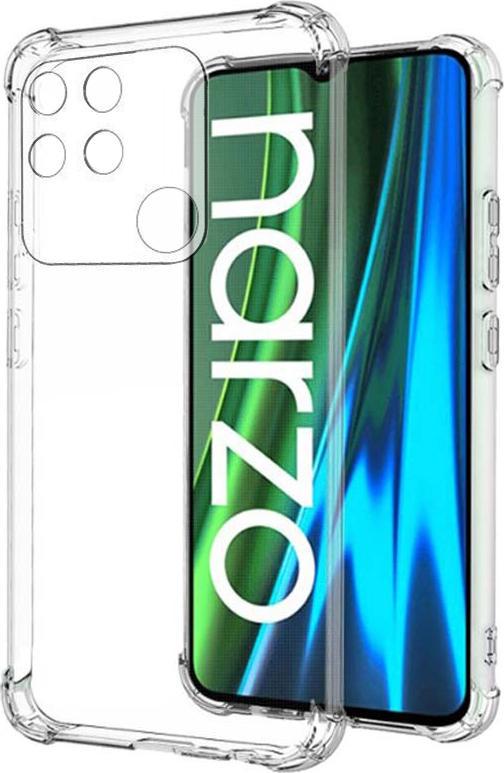 Прозорий чохол UltraAir MultiCam Realme Narzo 50A (посилений кутами) (30252)