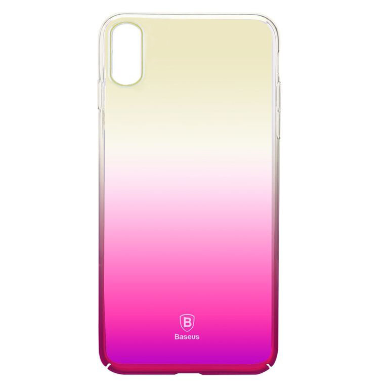 Чехол для телефона Baseus iPhone X/Xs Glaze Pink (WIAPIPHX-GC04)