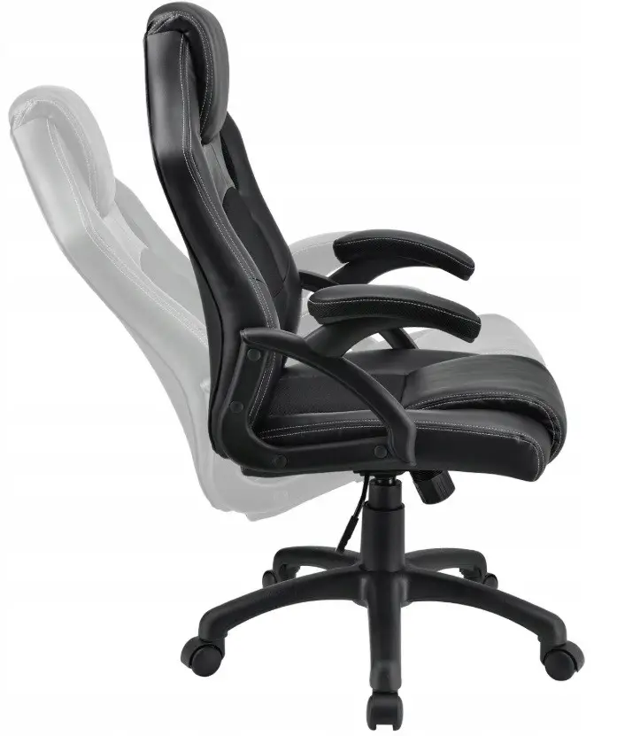 Крісло геймерське з TILT Home Fest Oskar до 120 кг Сірий/Чорний - фото 4 Крісло геймерське з TILT Home Fest Oskar до 120 кг Сірий/Чорний - фото 4