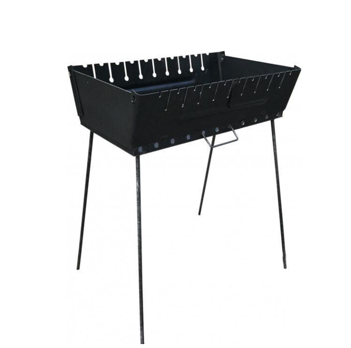 Мангал складной на 10 шампуров 2 мм (7085)