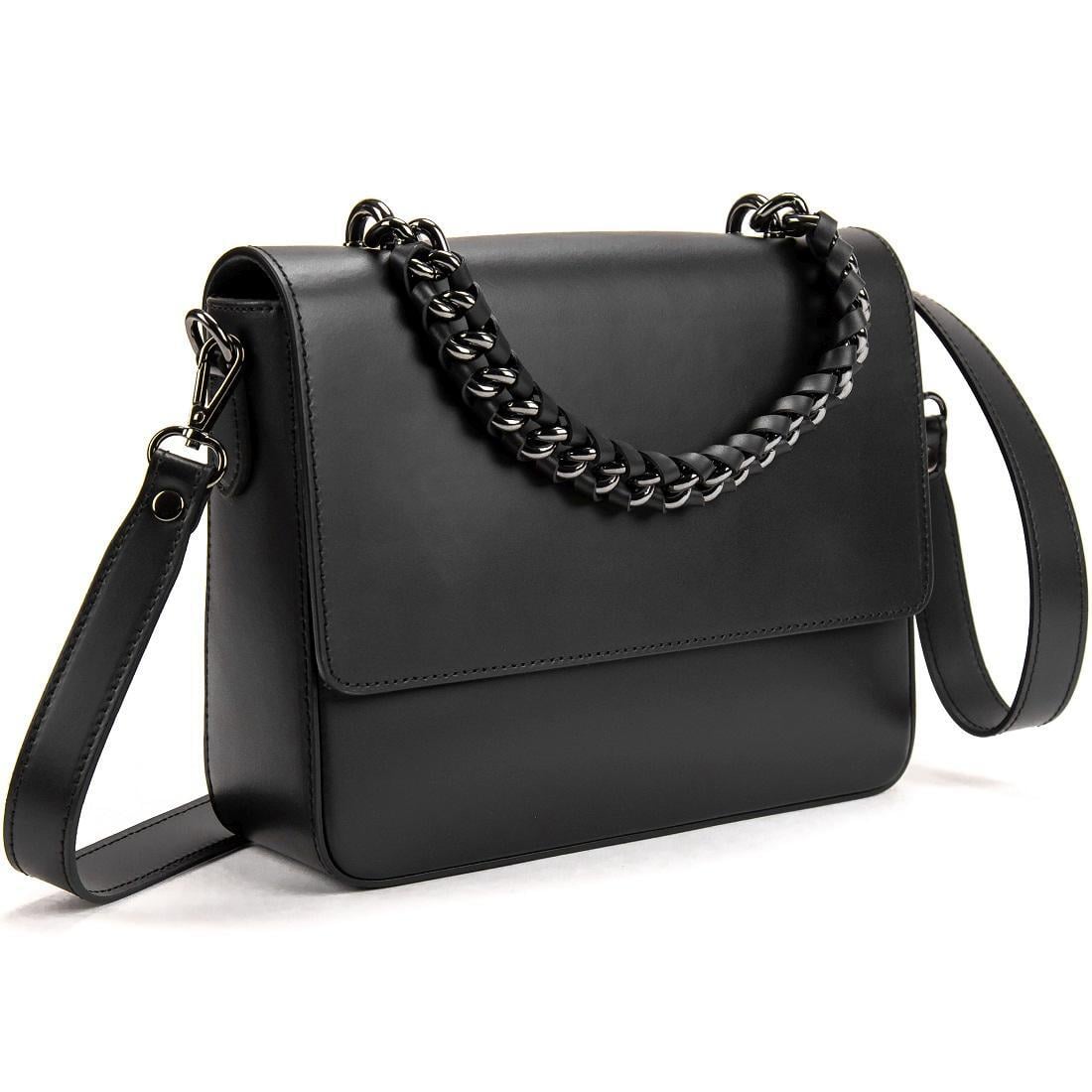 Жіноча сумка Royal Bag F-IT-9810A шкіряна Чорний (5918)