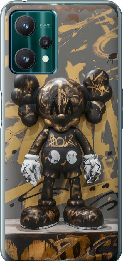 Чехол на Realme 9 Pro Bronze kaws (6097u-2595-42517)
