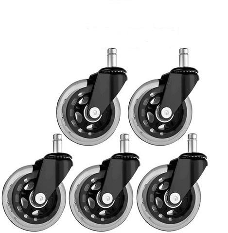 Комплект колес роликовых сменных для кресел со стандартным штырем 5 шт. 11 мм