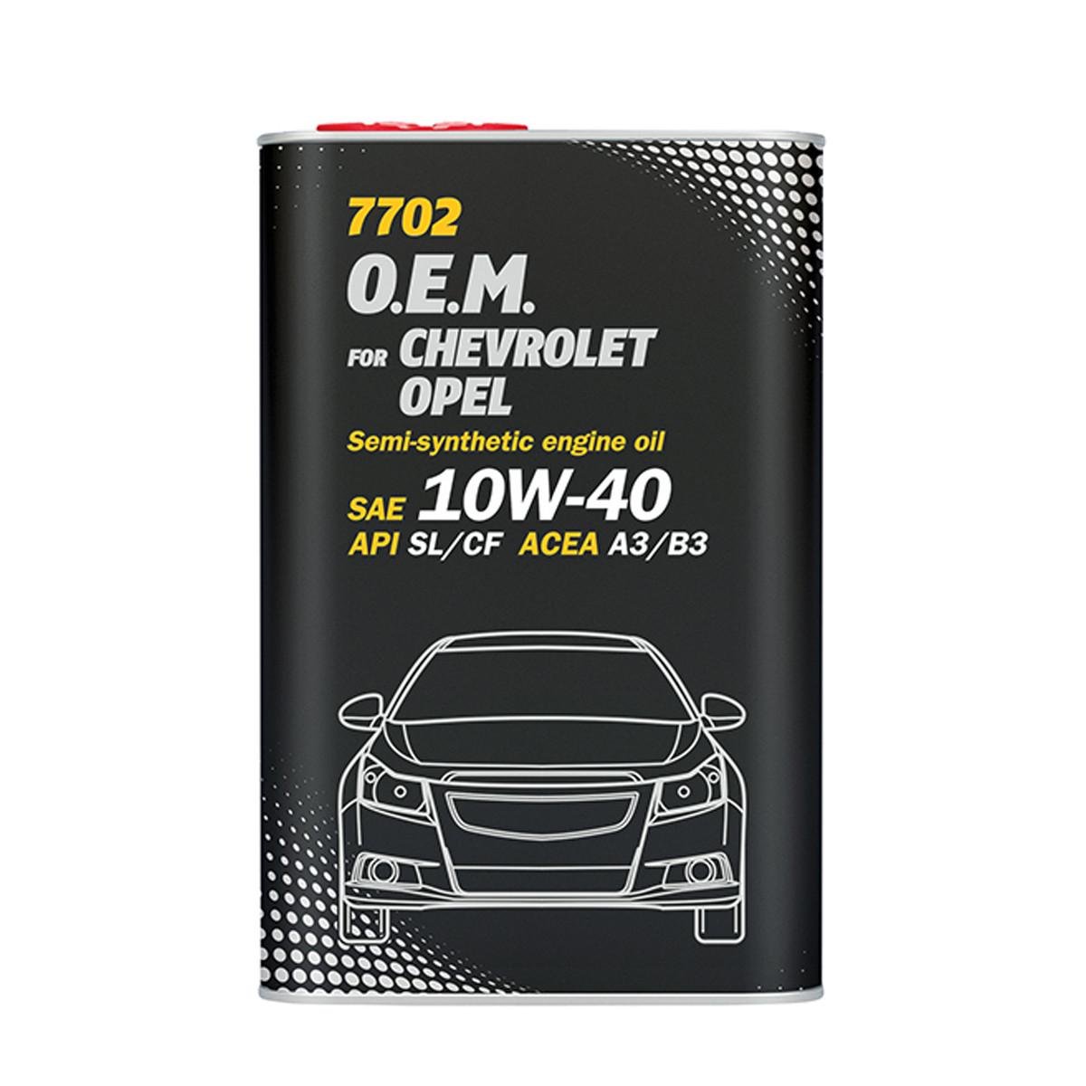 Моторное масло 7702 O.E.M. for CHEVROLET OPEL 10W-40 1 л (MN7702-1)