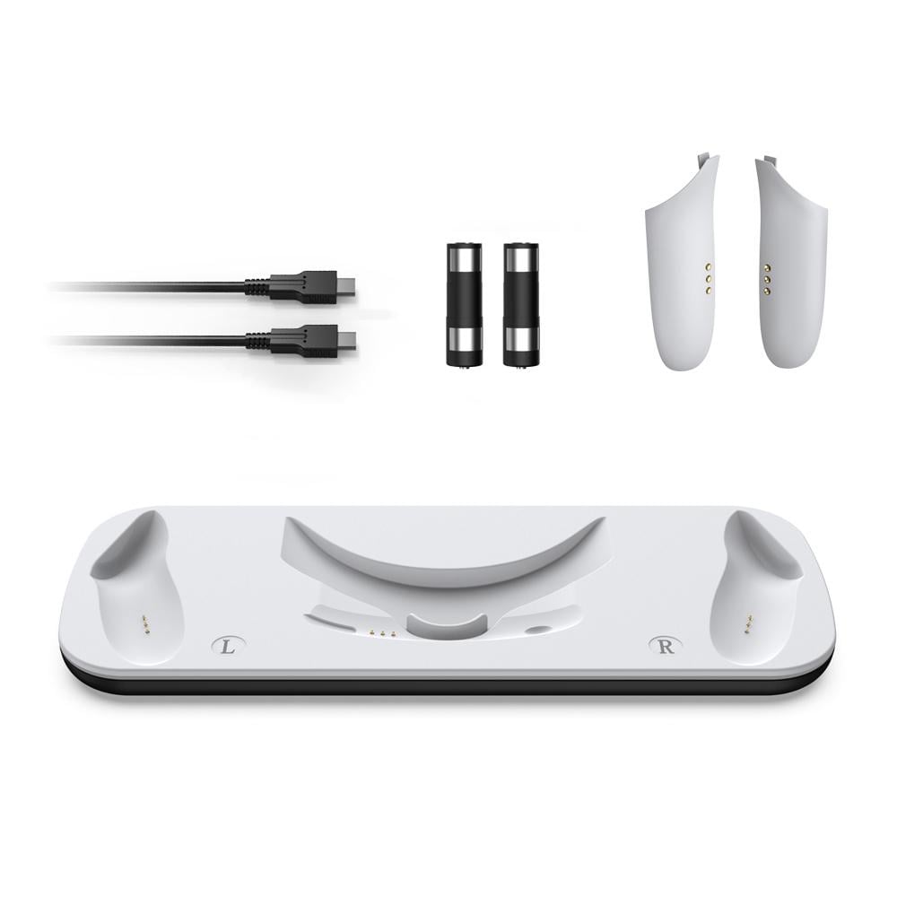 Зарядная станция Dobe с 2 аккумуляторными батареями 600 mAh для VR Meta Oculus Quest 3 и два контроллера Touch Plus (29435911)