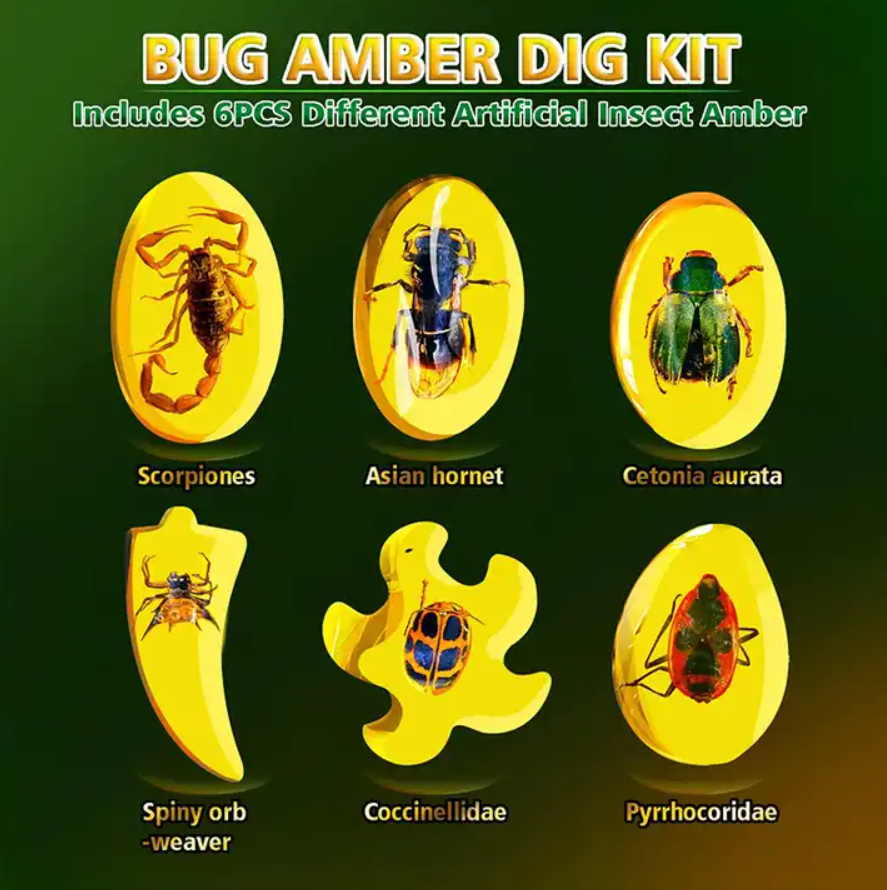 Набір археологічний для розкопок комах BUG AMBER - фото 6