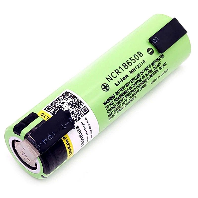 Акумулятор LiitoKala 34B-N 18650/NCR18650B/під паяння/без захисту/6A/3400 mAh