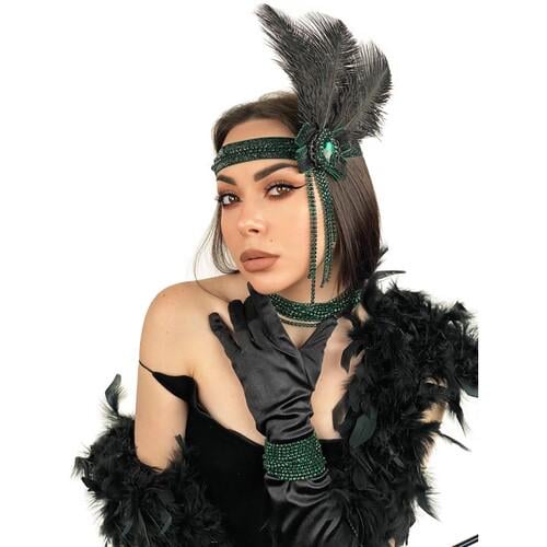 Резинка на голову Гетсбі Seta Decor 24-613GR-SH Резинка на голову Гетсбі Seta Decor 24-613GR-SH