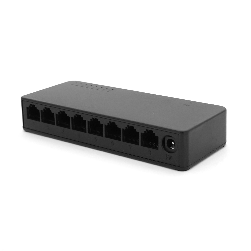 Комутатор Merlion MG1008 8 портів Ethernet 10/100/1000 Мбіт/сек DC 5V з блоком живлення (YUT_V8267)