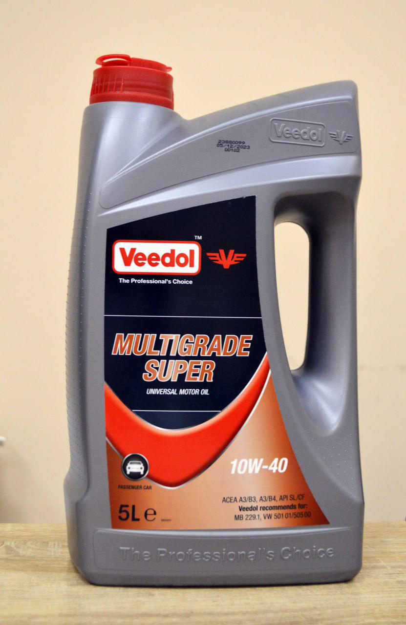 Моторна олива Veedol MULTIGRADE SUPER 10W40 5 л - фото 2 Моторна олива Veedol MULTIGRADE SUPER 10W40 5 л - фото 2