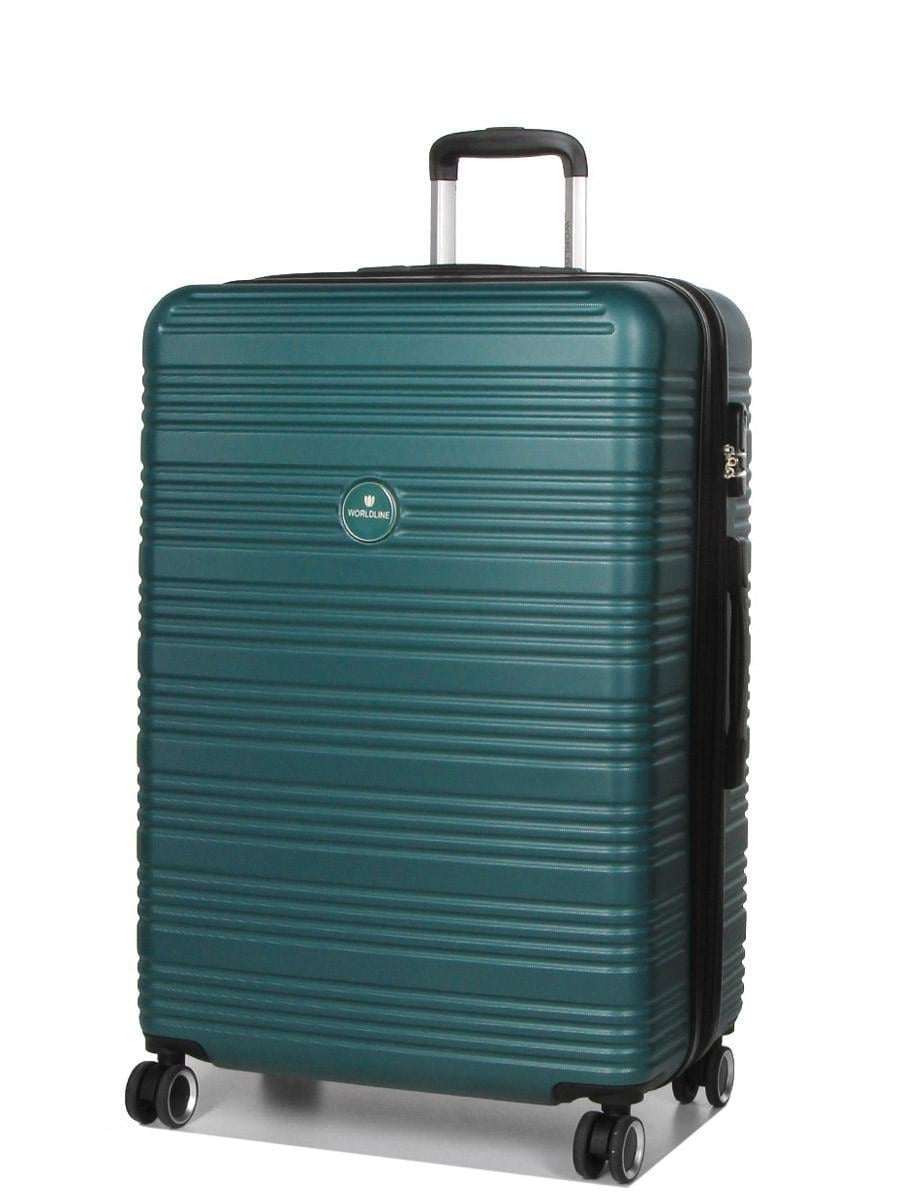 Чемодан Франция большая Worldline L 75х52х31+5 см 115 л 4,3 кг Зеленый (805) Чемодан Франция большая Worldline L 75х52х31+5 см 115 л 4,3 кг Зеленый (805)